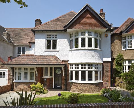 1920 House Exterior, 1930 House Exterior, 1920s House Exterior, 1930s House Exterior Uk, Edwardian House Exterior, Semi Detached House Extension, 1930 House Renovation, 1930s House Extension, 1930s Semi Detached House