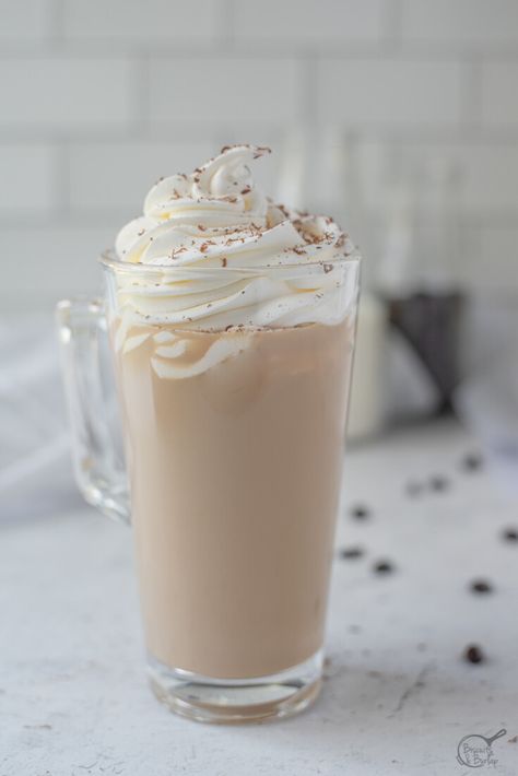 How To Make Fancy Coffee At Home, Fancy Coffee At Home, Fortuna Sworn, White Chocolate Mocha Starbucks, White Chocolate Mocha Recipe, Coffe Drinks, Fudge Truffles, Chocolate Syrup Recipes, White Chocolate Syrup