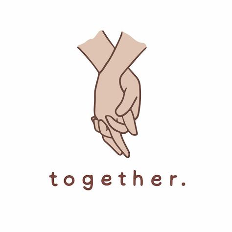 Holding Hands Cartoon Aesthetic, Friendship Logo Design, Holding Hands Doodle, Holding Hands Logo, Celebrant Logo, Friendship Logo, Helping Hands Logo, Neda Symbol, Unity Symbol