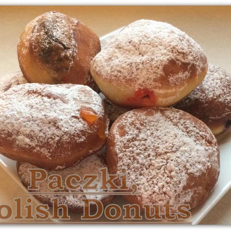 Paczki - Famous Polish Donuts Polish Donut, Stuffed Baguette, Coffee Icing, Breakfast Donuts, Fat Tuesday, Polish Recipes, Easter Dinner, Hot Oil, Poppy Seed