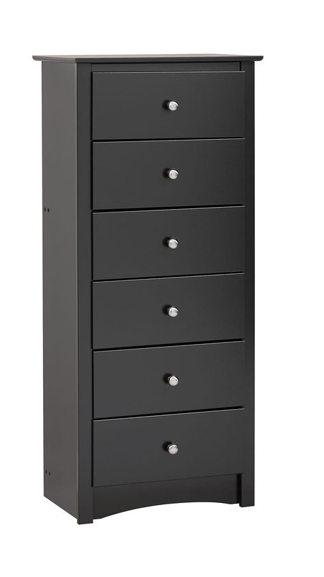 Upgrade your bedroom with this stylish Prepac Sonoma 6 Drawer Tall Chest! Perfect for storing linens, clothes, and more Tall Chest Of Drawers Bedroom, Storing Linens, Tall Chest Of Drawers, Chest Of Drawers Bedroom, Black Dressers, Drawers Bedroom, Dresser For Bedroom, 6 Drawer Chest, Bedroom Dresser