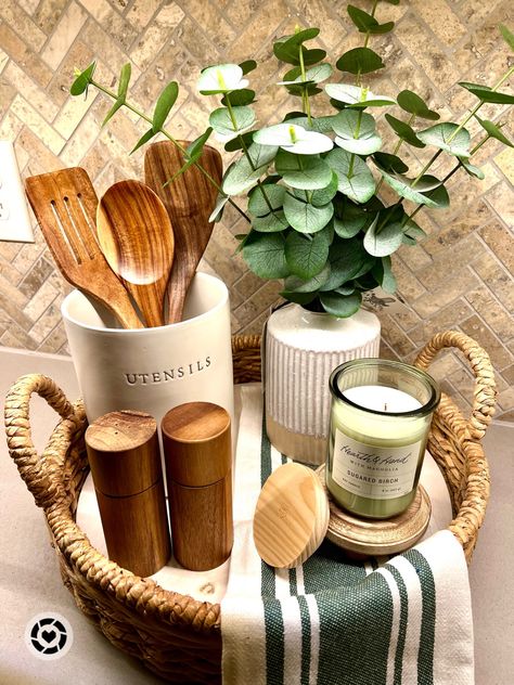 #rustic #rustichomedecor #kitchen #kitchendecor #wood #tray #funcydecor #cooking #homedecorideas #aesthetic #inspiration #candles #plants #rusticstyle #rustickitchen #rustickitchendecor #traystyling #kitchentray #homedecor #plantdecor #rusticdecor Wooden Tray Decoration Ideas Kitchen, Rustic Kitchen Accessories, Kitchen Tray Decor Ideas, Decorative Tray Ideas Kitchen, Small Tray Decor Ideas, Kitchen Tray Decor Countertops, Kitchen Counter Tray Decor, Kitchen Tray Styling, Small Tray Decor