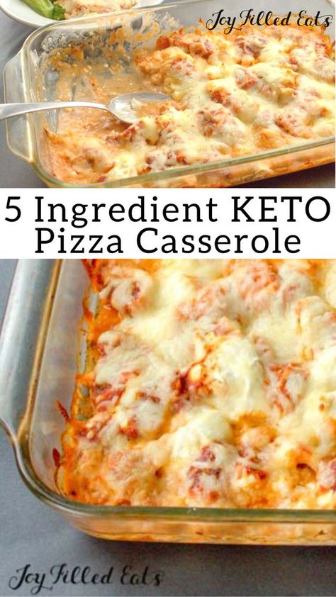 Casserole Pizza, Keto Pizza Casserole, Low Carb Pizza Recipes, Low Carb Marinara, Desayuno Keto, Pizza Chicken, Joy Filled Eats, Keto Pizza, Pizza Casserole