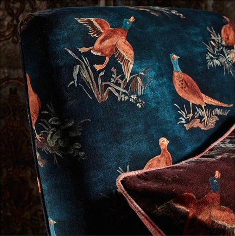 Available at GP & J Baker Mulberry Home, Velvet Collection, Modern Country, Game Show, Soft Furnishings, Velvet Fabric, Chinoiserie, Decor Diy, Upholstery Fabric