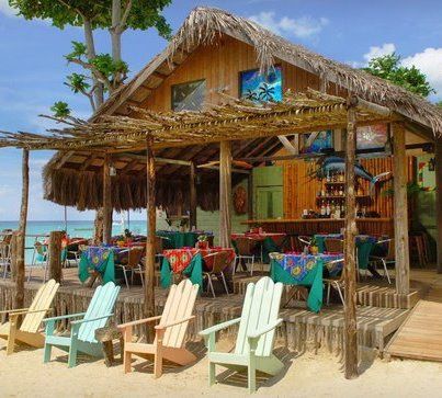 Beach Life ~~~my idea of beauty Negril Jamaica, Beach Cafe, Tiki Hut, Surf Shack, Beach Shack, Negril, Thatched Roof, Beach Bar, Beach Cottage Style