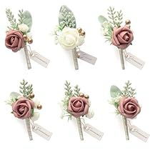 Traditional Color Palette, Formal Dinner Party, Groomsmen Boutonniere, Rose Boutonniere, Wedding Boutonniere, Dusty Rose Wedding, Prom Flowers, Artificial Flowers Wedding, Foam Roses