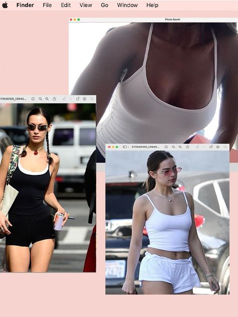 Vibe-Checking the $70 Tank Top Dividing the Internet https://trib.al/Al0nDtR Tank Air Top, Tank Air, White Spaghetti Strap, Spend Money, Spaghetti Strap Tank Top, Tank Girl, Marine Serre, Fashion People, Making Waves