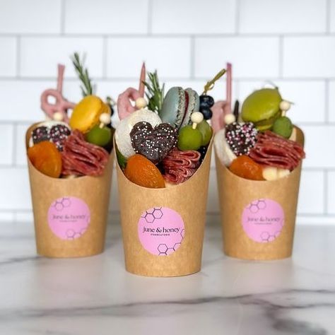 charcuterie cups to go • Instagram Graze Cups, Charcuterie Cups, Charcuterie Ideas, For Kids, Wedding Dresses, Dresses, Instagram