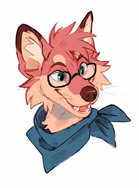 Fox Oc Drawing, Fursona Headshot Art, Dog Fursona Art, Dog Fursona, Fox Fursona, Anthro Animals, Canine Art, Fox Art, Arte Animal