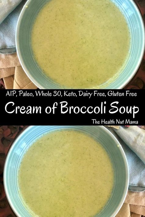 Whole 30 Keto, Paleo Stew, Aip Keto, Aip Dinner, Paleo Ideas, Cream Of Broccoli, Aip Paleo Recipes, Cream Of Broccoli Soup, Delicious Paleo Recipes