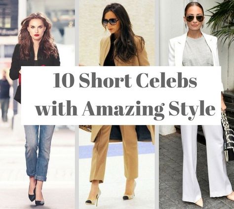 10 Hottest short celebrities in Hollywood under 5'4" with amazing style that every petite girl can copy and borrow their looks from. Petite Style Icons, Outfit For Short Girl, Petite Fashion Casual, Short Women Outfits, Style For Short Women, Outfits For Short Women, Short Girl Outfits, Petite Celebrities, Outfit For Petite Women