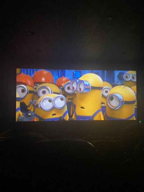 #movienight #instagram #inspiration #instagood #minions #theatre #tiktok #aesthetic #fashion #yellow #minions Minion Movie Night, Minions Movie Night, Minions Aesthetic, Minion Aesthetic, Bob Minion, Minions 4, Minion Movie, Minions Wallpaper, Tiktok Aesthetic