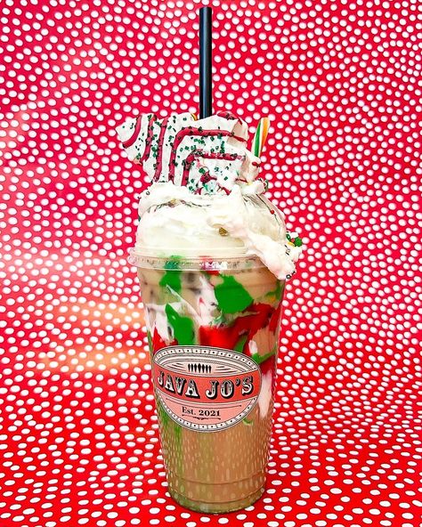 📍 Java Jo's is giving us all the #SeasonalSips 🎄🤤 ‘Tis the Ugly Christmas Sweater latte from Java Joe’s in @visitknoxco. This white mocha coffee is decked in salted vanilla, infused with a cake batter syrup and kissed with peppermint. An entire Little Debbie Christmas Tree Cake adorns the straw, balancing precariously, like an angel atop the tree. (Delicious angel…) It’s a falalala-latte for the kind of people who think more is – more. White Mocha Coffee, Little Debbie Christmas Tree, Little Debbie, Mocha Coffee, White Mocha, Tree Cake, Christmas Tree Cake, Tree Cakes, Cake Batter