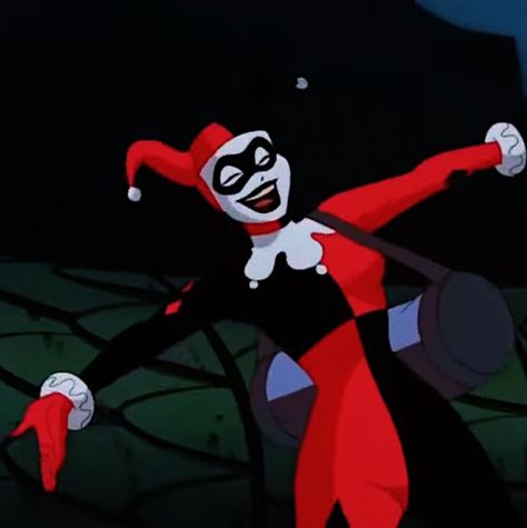 Harley Animated Series, Batman The Animated Series Pfp, Harley Quinn Batman The Animated Series, Harley Quinn Animated Series, Harley Quinn Animated, Harley Quinn Pfp, Girly Pfp, Batman Tas, Live Action Animation