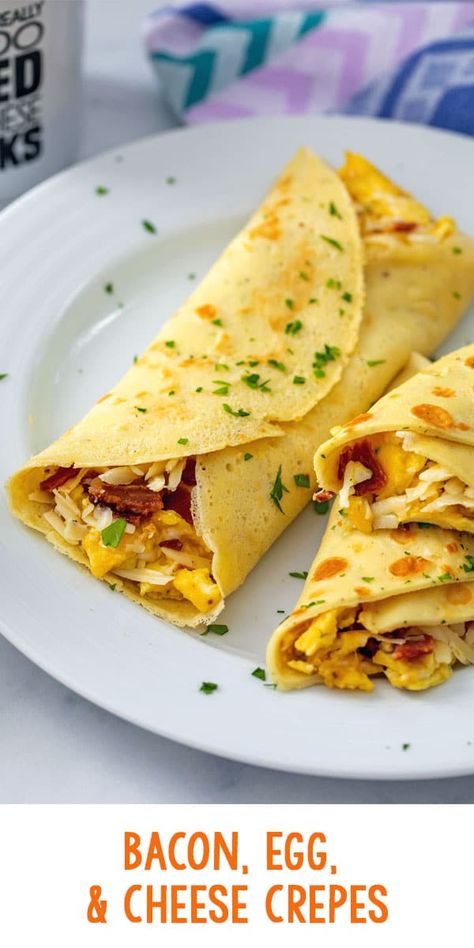 Crepe Recipe Filling, Savory Crepes Filling, Crepes Easy, Crepes Recipe Breakfast, Dinner Crepes, Cheese Crepes, Crepe Recipe Savory, Easy Crepe Recipe, Crepes Filling