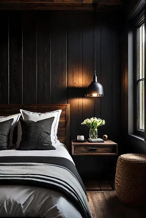 Shiplap Bedroom Wall, Walls In Bedroom, Bedroom Wall Ideas, Shiplap Bedroom, Shiplap Walls, Bedroom Designs, Ship Lap Walls, Wall Ideas, Bedroom Wall