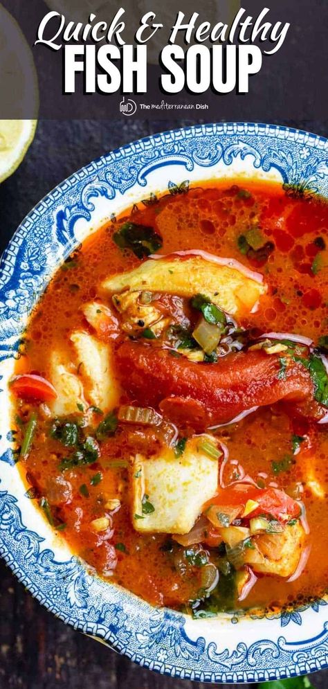 Fish Recipes Crockpot, Soft Fish Recipes, Portuguese Fish Soup, V8 Soup Recipe, Fish Gumbo, Mediterranean Soup, Fish Stew Recipes, Seafood Soup Recipes, Food Seafood