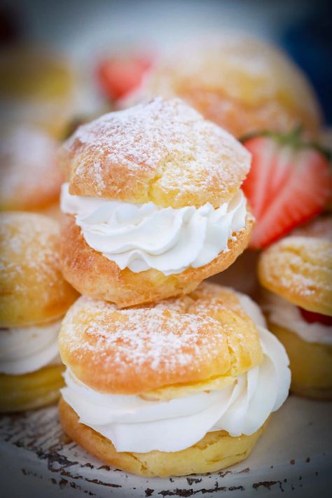 Patachou Dough Recipe, Choix Pastry Recipe, Pate A Choux Recipe, Choux Pastry Recipe, European Pastries, European Desserts, Choux Dough, Baking List, Pastry Recipe