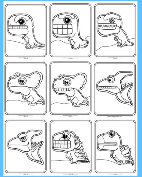 Silly Dinosaur, Dino Craft, Dinosaur Activities Preschool, Dinosaur Themed Birthday Party, Creative Kids Crafts, Dinosaur Activities, Dinosaur Crafts, Dinosaur Coloring Pages, Dinosaur Coloring