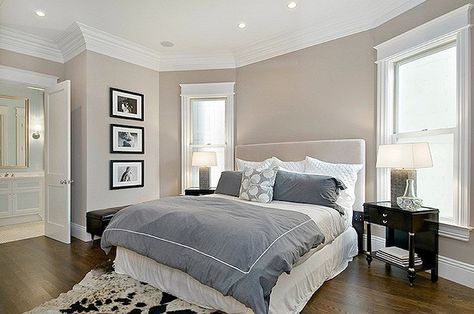 17 Exceptional Bedroom Designs With Beige Walls Greige Walls, Pretty Bedroom, Traditional Bedroom, Bedroom Paint, Bedroom Designs, Contemporary Bedroom, Beautiful Bedrooms, Benjamin Moore, Bedroom Colors