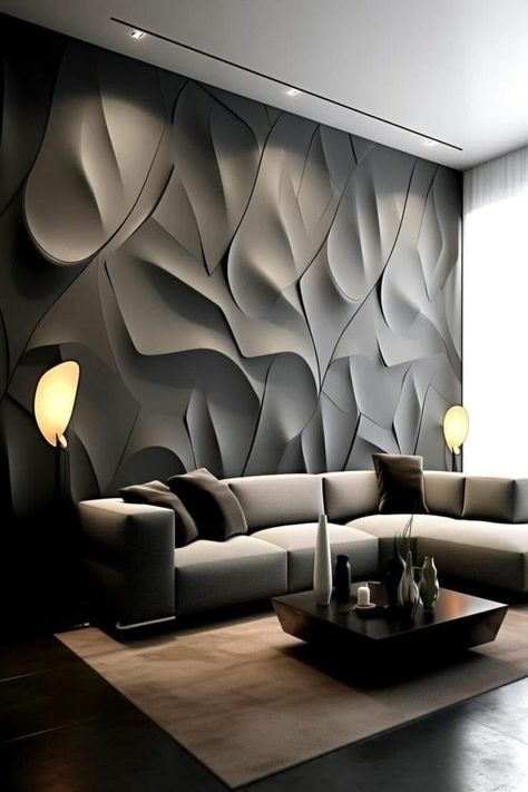 Room Wall Texture Design, Wall Panels Design, Parametric Wall, Living Room Wall Designs, Wooden Main Door Design, Wall Texture Design, Main Door Design, Bed Wall, Wall Cladding