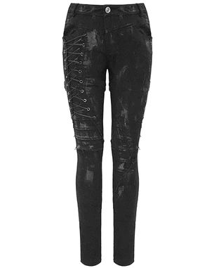 Apocalyptic Womens – Tagged "Pants & Leggings" – Violent Delights Punk Chic Fashion, Goth Jeans, Goth Pants, Sarcastic Clothing, Punk Style Outfits, Gothic Pants, Aesthetic Grunge Outfit, Black Ripped Jeans, Punk Outfits