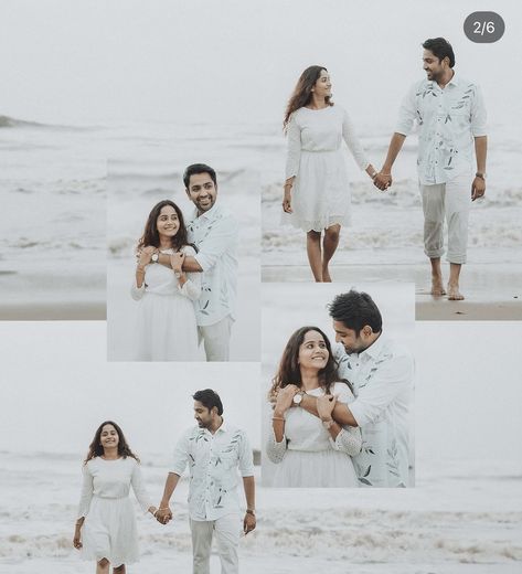 Save The Date Pics Kerala, Save The Date Poses Ideas, Save The Date Photo Ideas Kerala, Save The Date Dress Ideas Kerala, Save The Date Shoot, Beach Save The Date Photos, Save The Date Ideas Photoshoot, Beach Prewedding, Prewedding Pose