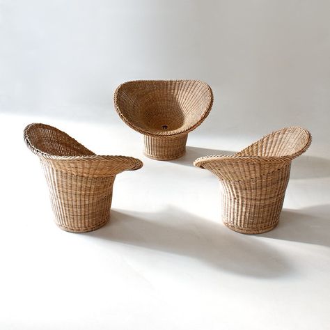 Egon Eiermann E 20 rattan armchair | REF: 02361 STYLE: Mid C… | Flickr Sci Fi Furniture, Furniture Accents, Midcentury Interior, Bamboo Sofa, Basket Chair, Seating Furniture, Rattan Lounge Chair, Artistic Furniture, Rattan Armchair