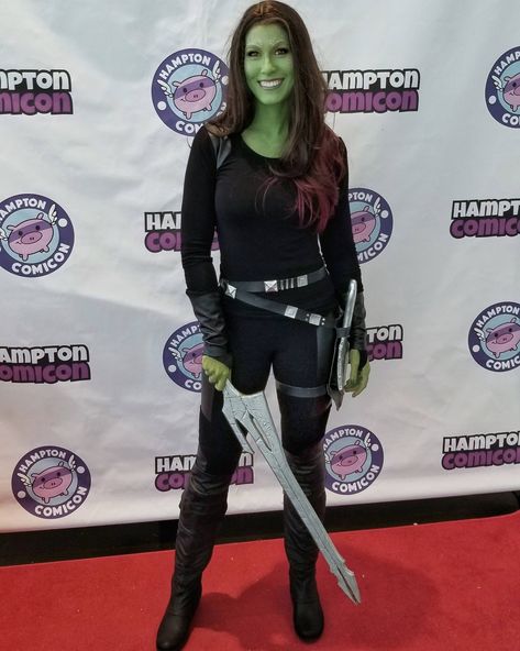 Diy Gamora Costume, Gamora Costume Diy, Gamora Cosplay, Gamora Costume, Underworld Selene, Disney Office, Marvel Party, Halloween 23, Disney Costume