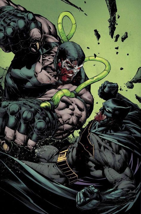 Batman vs Bane by David Finch #batman #bane #dc #dccomics #comics #comicart #art #nerd #geek David Finch, Univers Dc, Batman Artwork, Dc Villains, Arte Dc Comics, Batman Comic Art, Batman Universe, Dc Comics Artwork, Dc Comics Characters