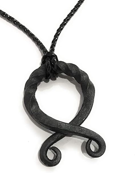 Ancient Viking Symbols, Blacksmithing Projects, Iron Necklace, Iron Jewelry, Viking Pendant, Iron Pendant, Viking Bracelet, Viking Necklace, Pagan Jewelry