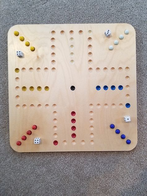 Aggravation Board Game Diy, Diy Game Board, Cottage Games, Diy Board Games, Wahoo Board, Country Craft Ideas, Aggravation Board Game, Board Games Diy, Vbs 2023