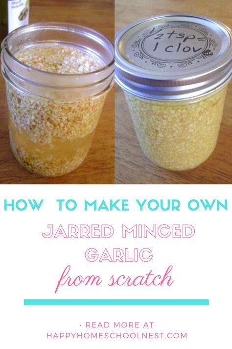 How To Make Minced Garlic, Minced Garlic Recipes, Preserving Garlic, Homeschool Board, Water Bath Canning, Homemade Spices, Blue Photo, Photo Grid, Garlic Recipes