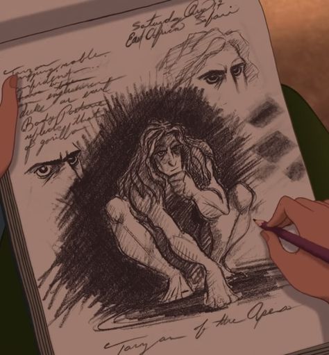 Tarzan Drawing, Tarzan Sketch, Tarzan Art, 2d Disney, Tarzan 1999, Tarzan Disney, Interactive Timeline, Deep Jungle, Tarzan And Jane