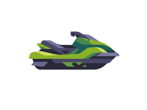 Jet Ski Illustration, Jetski Pictures, Ivan Dubovik, Cute Jetski Pictures, See Doo Jetski, Seadoo Jetski, Tufting Ideas, Art Transportation, Cottage Signs