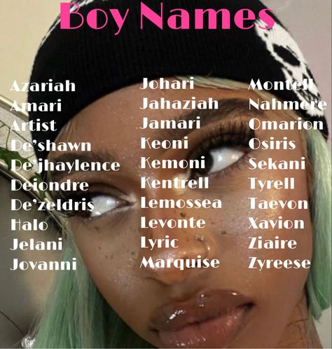 M Boy Names Unique, Twin Names Black, Biracial Baby Names, Rare Names For Boys, Cute Last Names, Unique Boy Names And Meanings, Unique Baby Boy Names Black, Black Names, J Boy Names