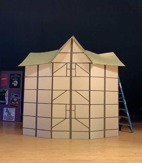 Cardboard Stage Props, Something Rotten Set Design, Something Rotten Musical, Something Rotten, Cardboard Props, Globe Theater, Set Design Theatre, Stage Props, Fingers Crossed