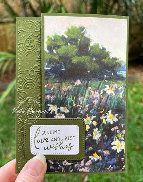 Mossy Meadow CCBH: Bay Window View Fun Fold Card | Kate Morgan, Independent Stampin Up!® Demonstrator Rowville, Victoria, Australia Kate Morgan, Stampin Up Sympathy Cards, Designer Paper Cards, Nature Card, Fancy Fold Cards, Window View, Stamping Up Cards, Fancy Folds, Fun Fold Cards