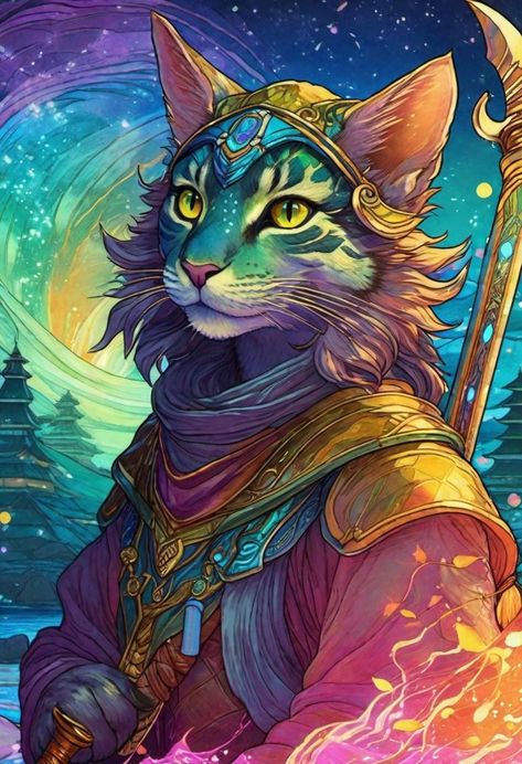 Feline Spellcaster for a TTRPG (DnD, DnD5e, Pathfinder) #tabaxi #cat #leonin #wizard #magic #ttrpg #rpg #dnd #dnd5e #pathfinder #warlock #sorcerer Tabaxi Female Sorcerer, Tabaxi Wizard, Tabaxi Wizard Dnd, Tabaxi Cleric, Tabaxi Sorcerer, Dnd Tabaxi Female Wizard, Tabaxi Warlock, Caracal Tabaxi Dnd, Tabaxi Dnd