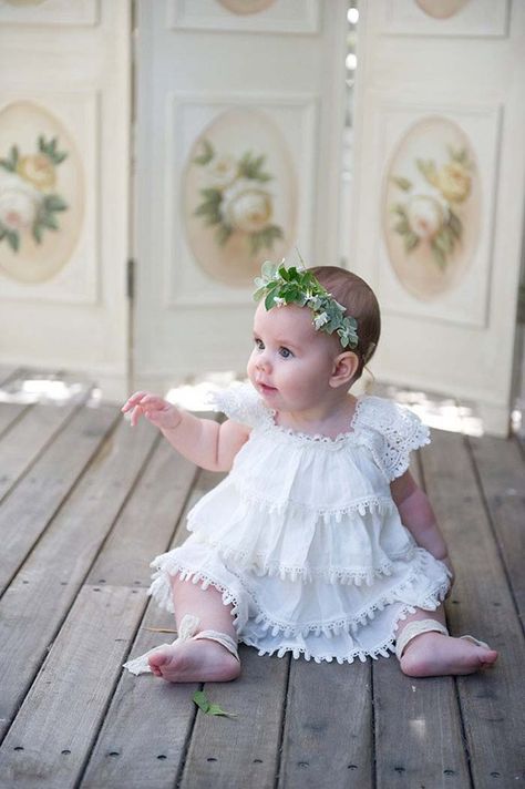 Wedding Kids Outfit, Tea Princess, Babies Outfits, White Attire, Wayfarers Chapel, Ruby Dress, Kid Dress, Ivory Flower Girl