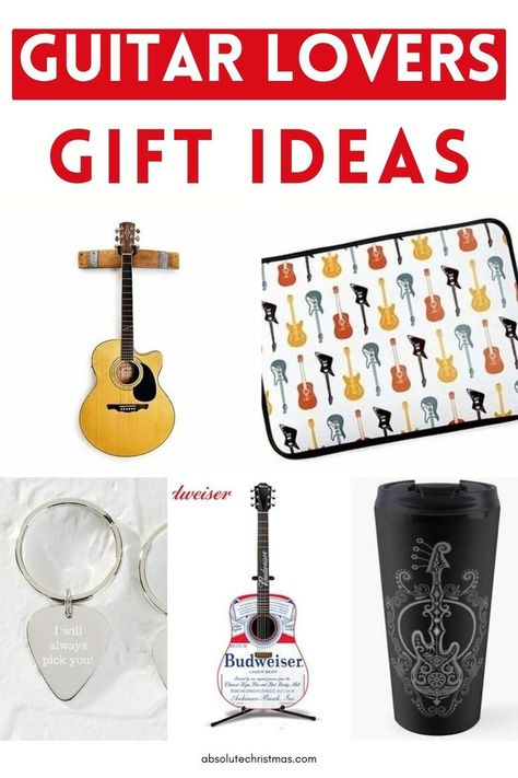 If you're looking for the perfect gift for the guitar lover in your life, look no further! We've got a great selection of gifts that any guitar lover would love! Diy Gifts For Guitar Players, Gifts For Music Lovers Men, Gifts For Guitar Lovers, Diy Gifts Music, Guitar Gifts For Him, Gifts For Guitar Players, Guitar Lover Gifts, Birthday Present For Husband, Present For Husband