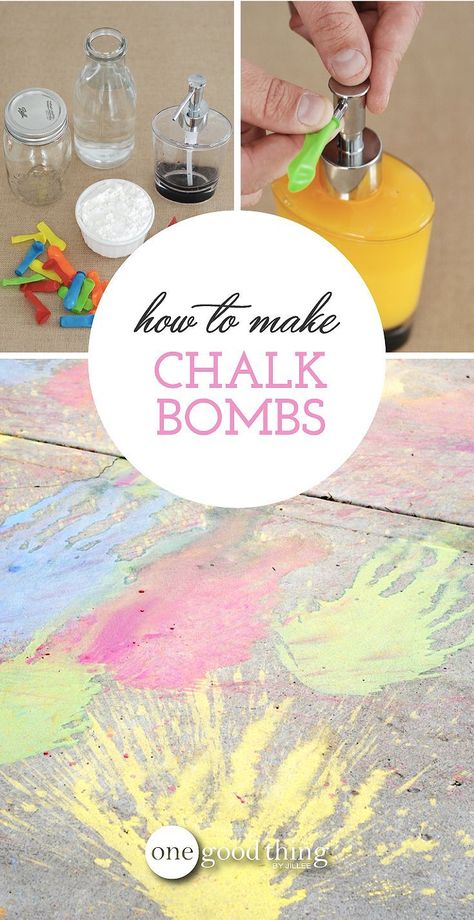 Add some messy, colorful, outdoor fun to your summer with these homemade chalk bombs! Messy Party, Homemade Chalk, Color Wars, Messy Crafts, One Good Thing By Jillee, Colored Chalk, Messy Art, Summer Fun List, Toddler Fun