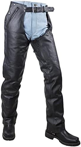 Motorcycle Chaps, Riding Chaps, Mens Leather Clothing, Men And Women, Leather Men, Cowboy, Black Leather, Pants, Leather