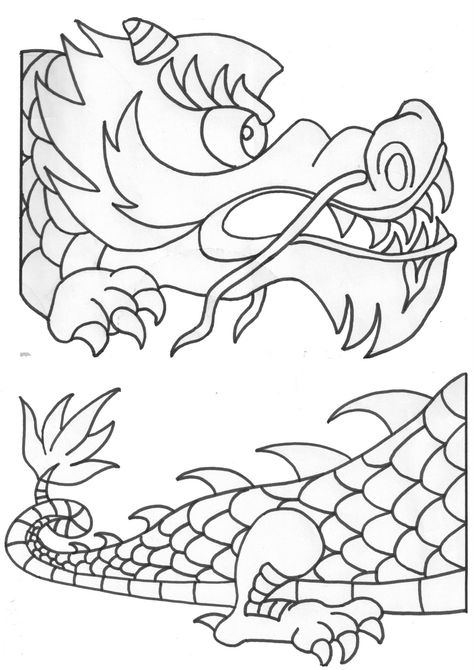 Lunar New Year Dragon Art For Kids, Chinese New Year Dragon Bulletin Board, Year Of The Dragon 2024 Craft, Cny Dragon Craft, Chinese New Year Dragon Template, Chinese Dragon Template, Dragon Head Template, Goku Super Saiyan 5, Chinese New Year Dragon Craft