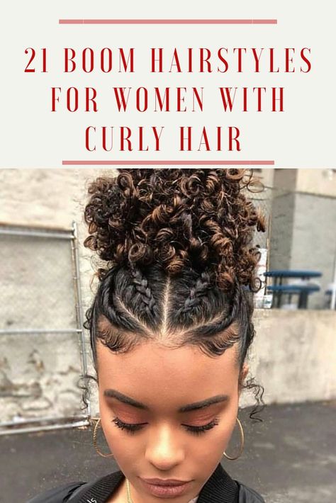 Women With Curly Hair, Curly Hair Braids, Mixed Curly Hair, Kids Curly Hairstyles, Simple Hairstyles, Cute Curly Hairstyles, Medium Curly Hair Styles, Curly Hair Styles Easy, Mixed Hair