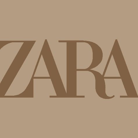 App: Zara Zara Logo, Zestaw Ikon, App Icon, Light Brown, Ios, Zara, Screen, Collage, Iphone