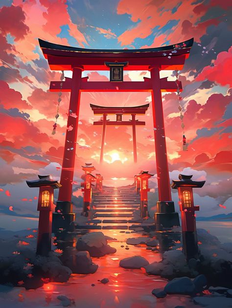 Japanese Background Art, Japanese Background Landscape, Japanese Fantasy Landscape, Japanese Traditional Building, Japan Background, Background 1920x1080, Japanese Background, Cool Galaxy Wallpapers, Japan Painting