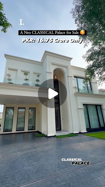 I. Marketing on Instagram: "A NEO Classical Palace House for Sale in DHA Lahore. 

Our Services:

Furnishings, Architectural Services, Renovations, Interior, Decor, Construction, Paid Marketing, Construction & Sale/Purchase of the Property. 

Call/WhatsApp: +92302 4314810

Accommodations 

5 Bedrooms 
6 Bathrooms 
Hansgrohe Concealed Toilets 
Automatic Curtains
Imported Kitchen 
4 Car Parking Space 
Fully Furnished
Multiple Kitchens
Service Kitchen 
Double Height Lobby
Drawing & Dining 
2 Servants Quarters 
Electric Fence Installed 
CCTV Cameras Installed 
Top Notch Interior 

#home #homedecor #design #white #whitehome #beautiful #luxury #furniture #classical #luxurylifestyle #house #houseforsale #housing #homedesign #furniture #furnishing #furnituredesign #india #beautiful #modern #design Automatic Curtains, Neo Classic House, Neo Classical Interiors, Servants Quarters, Palace House, Double Height Lobby, Neo Classical Architecture, Classical House, Double Height