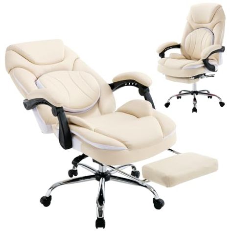 Comfy Office Desk Chair, Living Room Desk Chair, Reclining Desk Chair, Fancy Office Chair, Cozy Gaming Chair, Cozy Desk Chair, Apartment Inspo Cozy, Recliner Desk, Comfy Office Chair