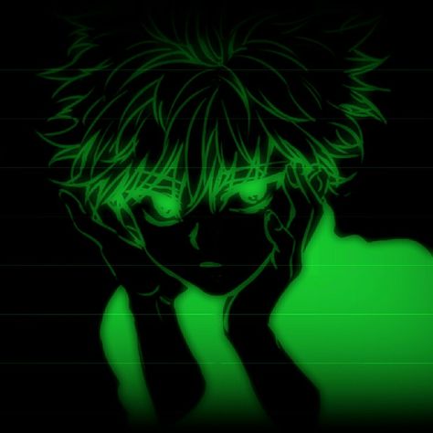 Dark Green Anime Aesthetic, Anime Green Aesthetic, Green Anime Icon, Dark Green Pfp, Green Anime Wallpaper, Green Pfp Aesthetic, Green Anime Pfp, Green Anime Aesthetic, Green Pfps